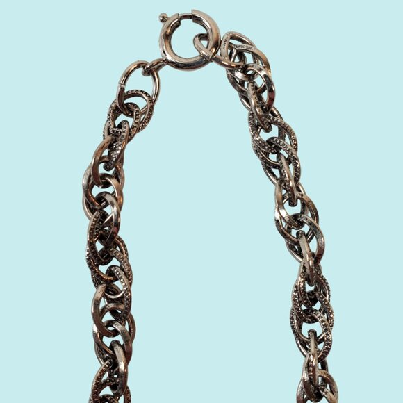 Sarah Coventry Silver Tone Pendant Necklace 22" Chain - Picture 5 of 8